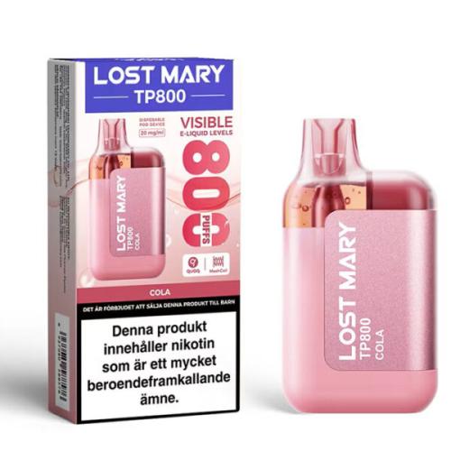 Lost Mary TP800 | Cola | ENGÅNGS VAPE
