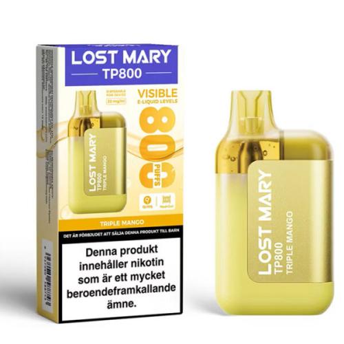 Lost Mary TP800 | Triple Mango | ENGÅNGS VAPE