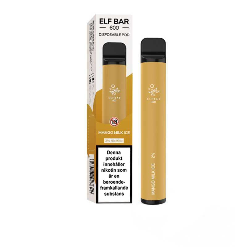 ELF BAR |Mango Milk Ice | Engångs Vape