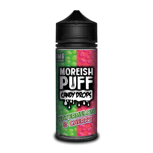 Moreish Puff Candy Drops - Watermelon & Cherry 100ml