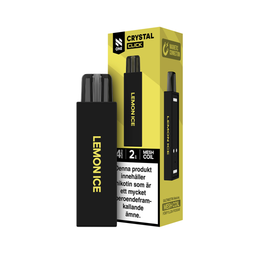 N-ONE Crystal Click Pod| Lemon Ice| Förfylld pod