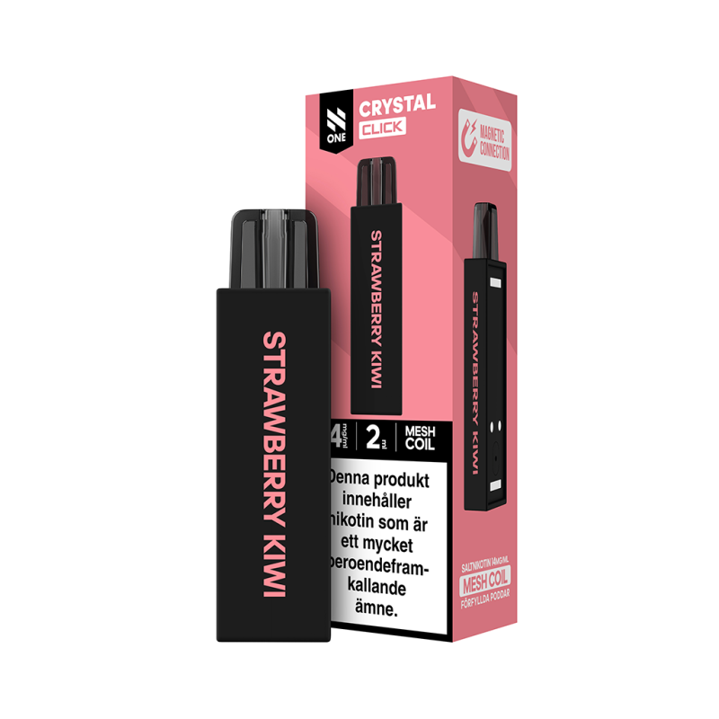 N-ONE Crystal Click Pod|Strawberry Kiwi| Förfylld pod