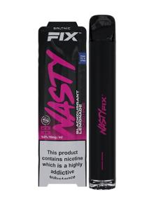Nasty Fix|Blackcurrant Lemonade| Engångs Vape