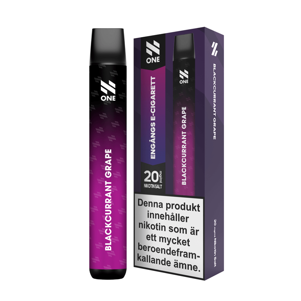 N One | Blackcurrant Grape | Engångs Vape