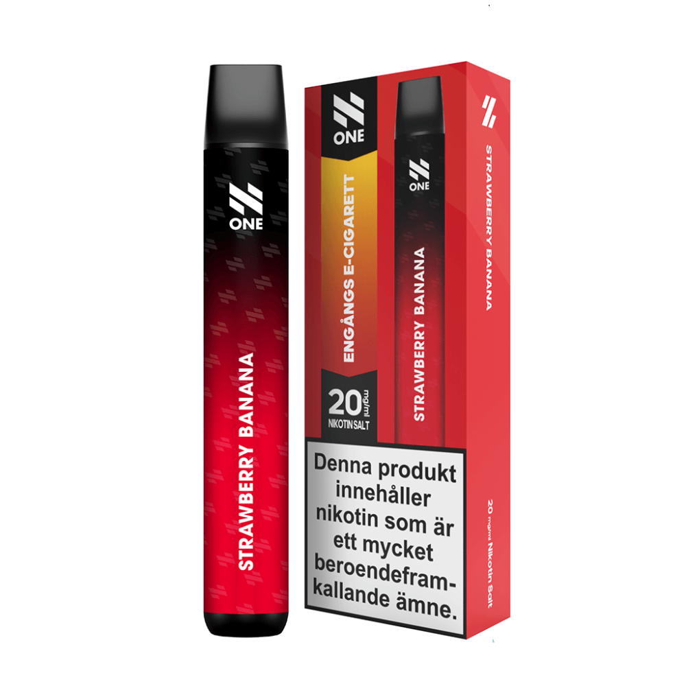N One | Strawberry Banana | Engångs Vape
