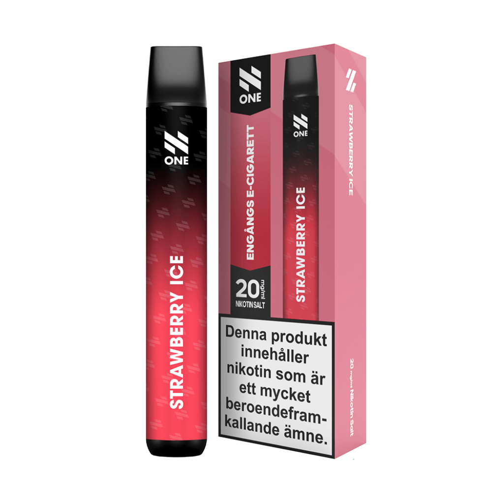 N One | Strawberry Ice | Engångs Vape