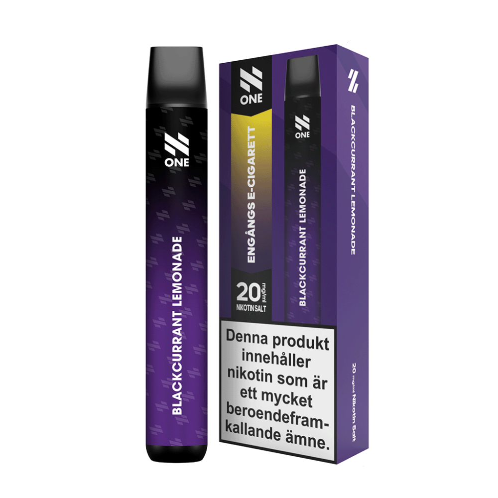 N One | Blackcurrant Lemonade | Engångs Vape