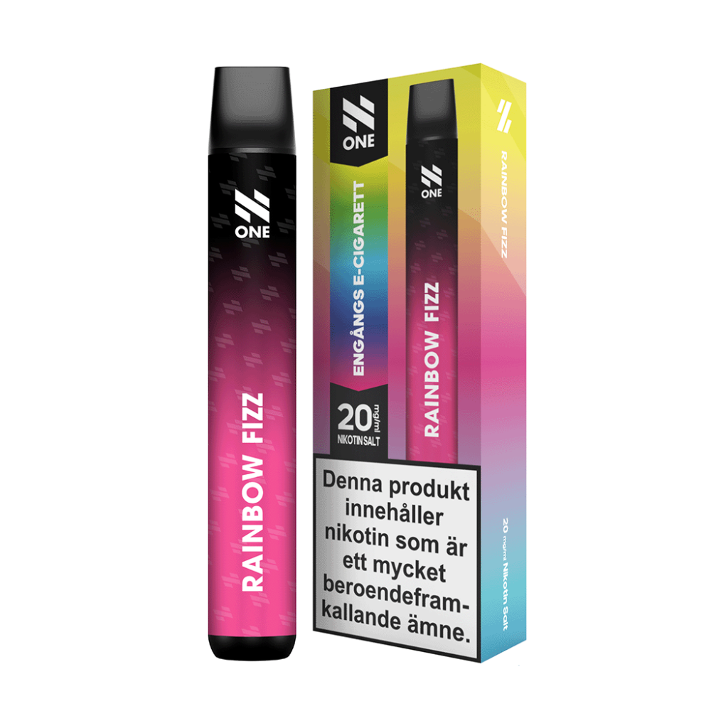 N One | Rainbow Fizz | Engångs Vape