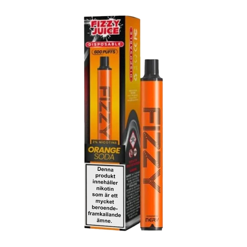 Fizzy Juice | Orange Soda | Engångs Vape
