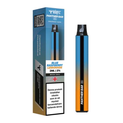 Panther Bar Mesh ​| Blue Raspberry Lemonade | ENGÅNGS VAPE