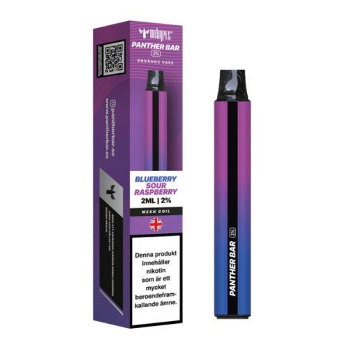 Panther Bar Mesh ​| Blueberry Sour Raspberry | ENGÅNGS VAPE