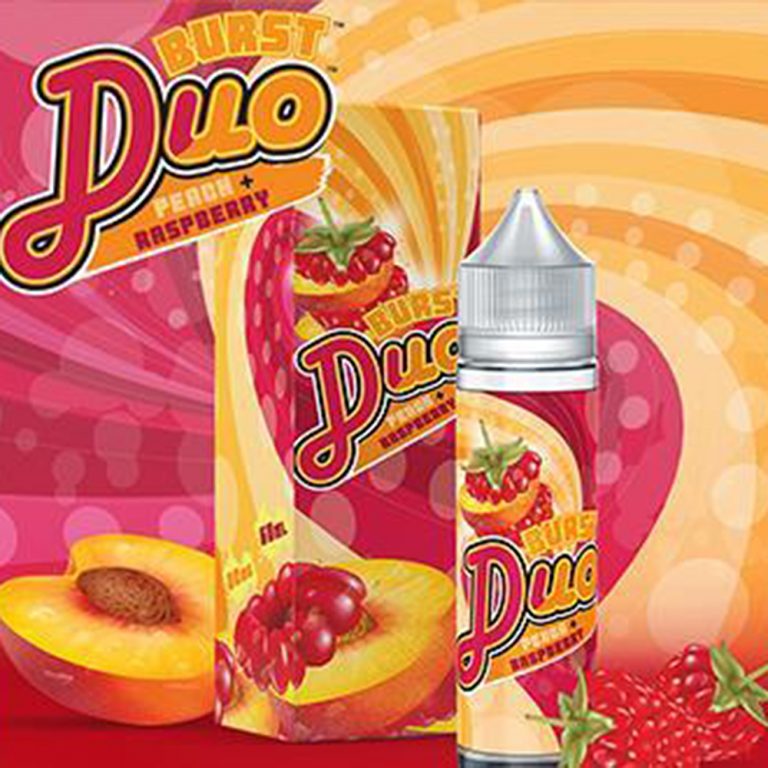 ​Burst Duo| Peach and Raspberry