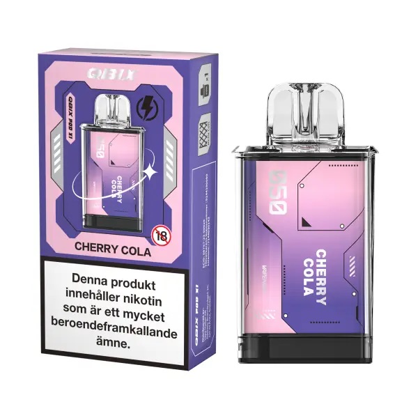 QBIX Pod | Cherry Cola| Förfylld Pod