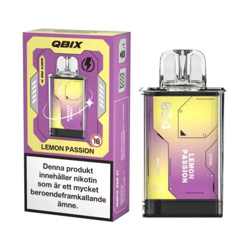 QBIX Pod | Lemon Passion | Förfylld Pod