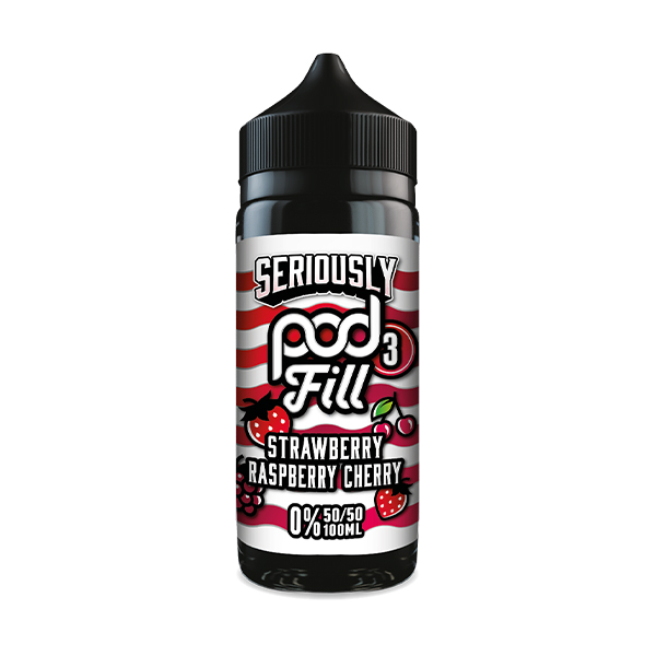 Seriously Pod Fill x3| Strawberry Raspberry Cherry| Shortfill