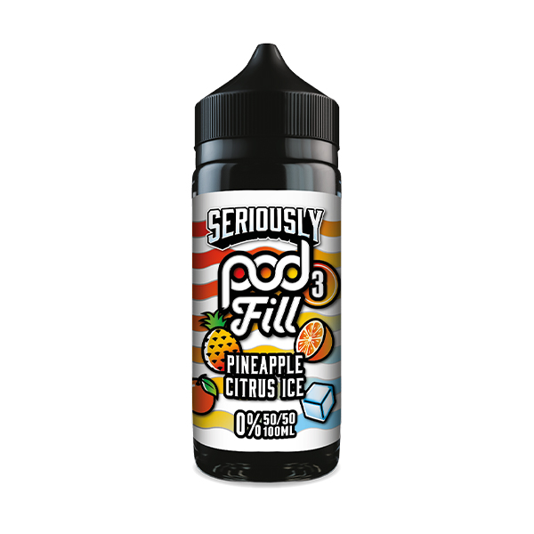 Seriously Pod Fill x3| Pineapple Citrus Ice| Shortfill