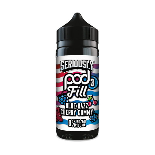 Seriously Pod Fill x3| Blue Razz Cherry Gummy| Shortfill