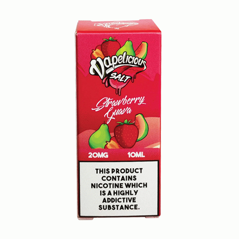 VAPELICIOUS - Strawberry Guava Nic Salt 10ml
