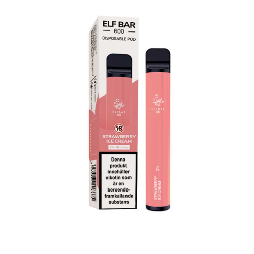 ELF BAR |Strawberry Ice Cream | ENGÅNGS VAPE