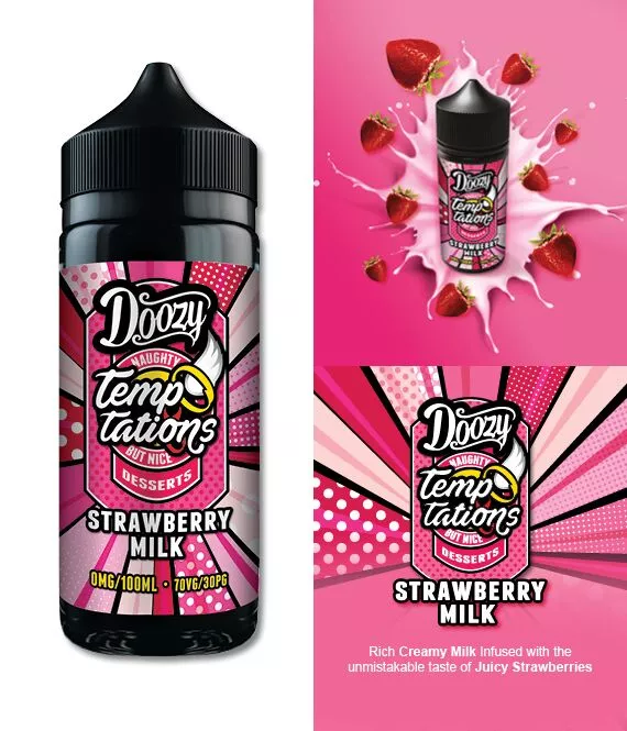 Doozy Temptations | Strawberry Milk