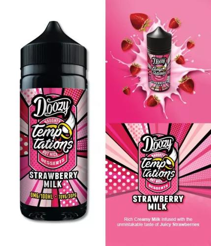 Doozy Temptations | Strawberry Milk | Shortfill