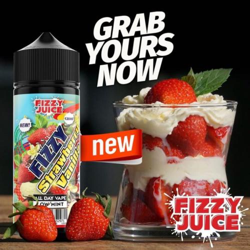 Fizzy Juice | Strawberry Vanilla | Shortfill
