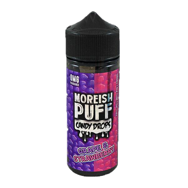 Moreish Puff Candy Drops - Grape & Strawberry 100ml