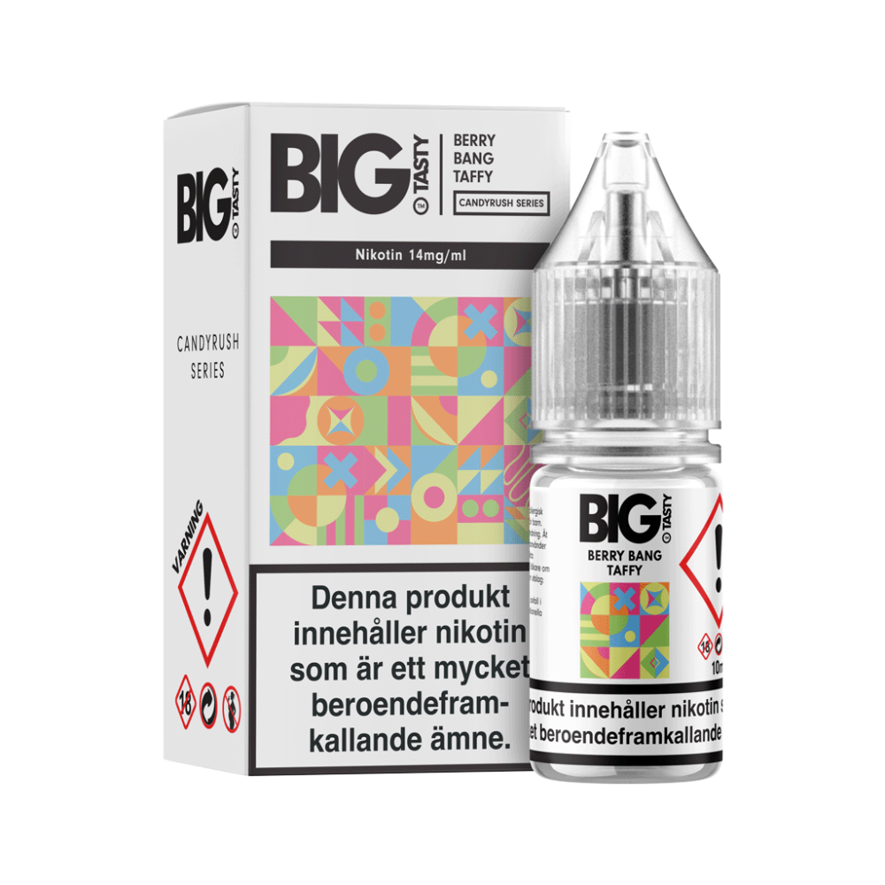 Big Tasty Candy | Berry Bang Taffy | Nic Salt