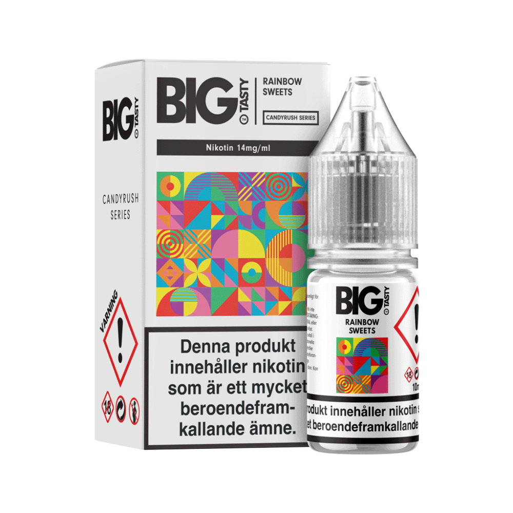 Big Tasty Candy | Rainbow Sweets| Nic Salt