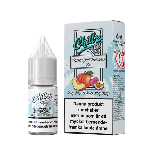 Chillz Nic Salt | Passionfruit Nectarine Ice  | Nic Salt