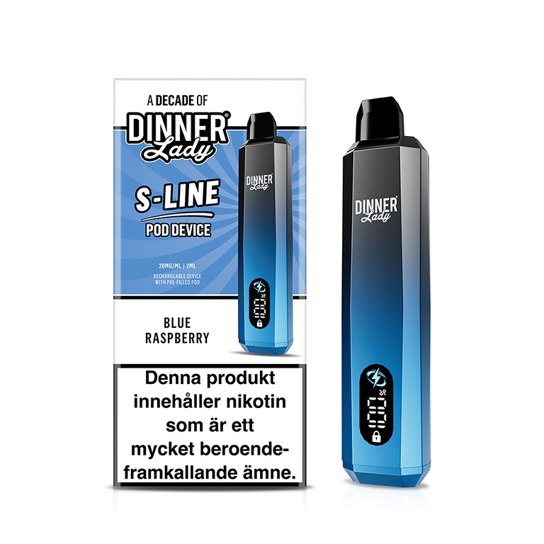 Dinner Lady S-Line | Blue Raspberry | Podsystem