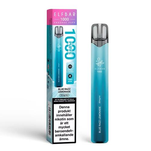 Elfbar 1000 | Blue Razz Lemonade  | ENGÅNGS VAPE