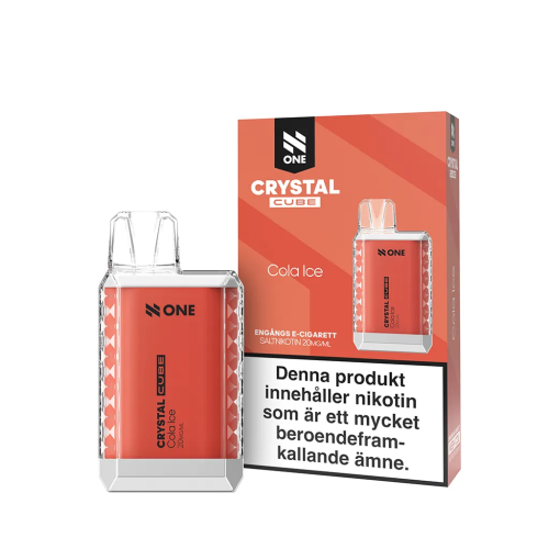 N ONE CRYSTAL CUBE | COLA ICE | ENGÅNGS VAPE