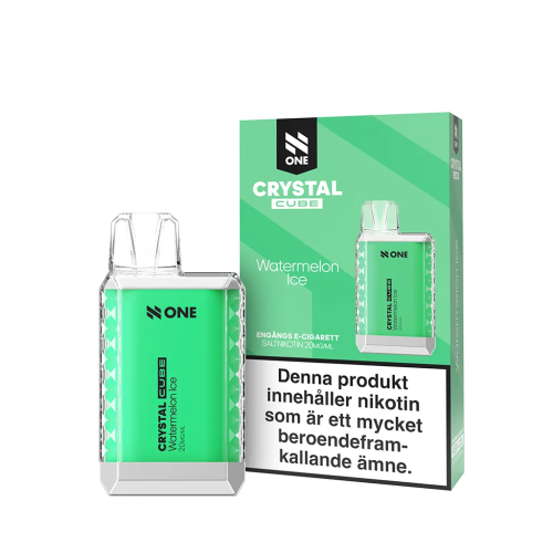 N ONE CRYSTAL CUBE | WATERMELON ICE | ENGÅNGS VAPE
