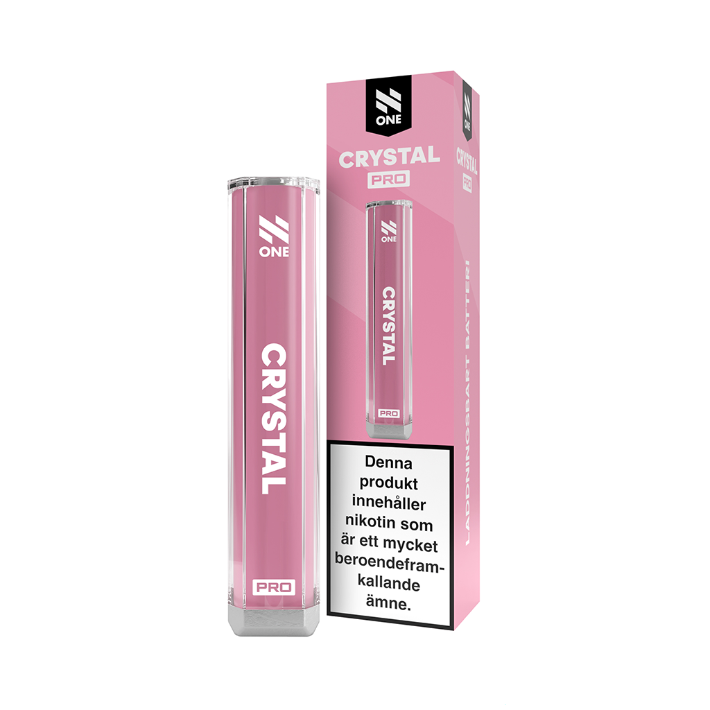 Vape Rosa Crystal Pro Podsystem rosa 400mAh | Köp vape device & pods Sverige
