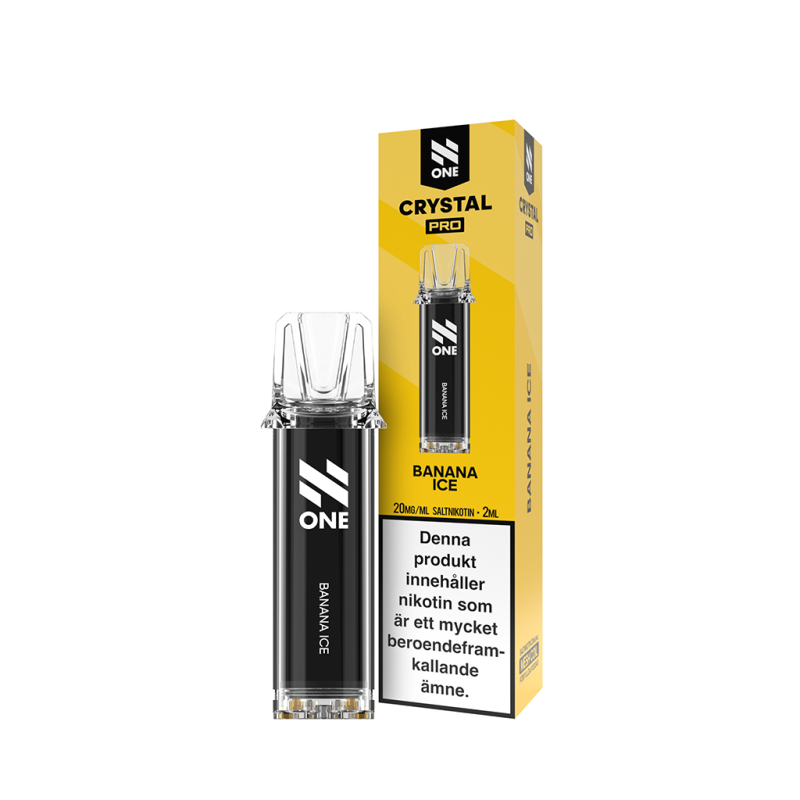 N ONE Crystal Pro pod |  Banana Ice  | Förfylld Pod
