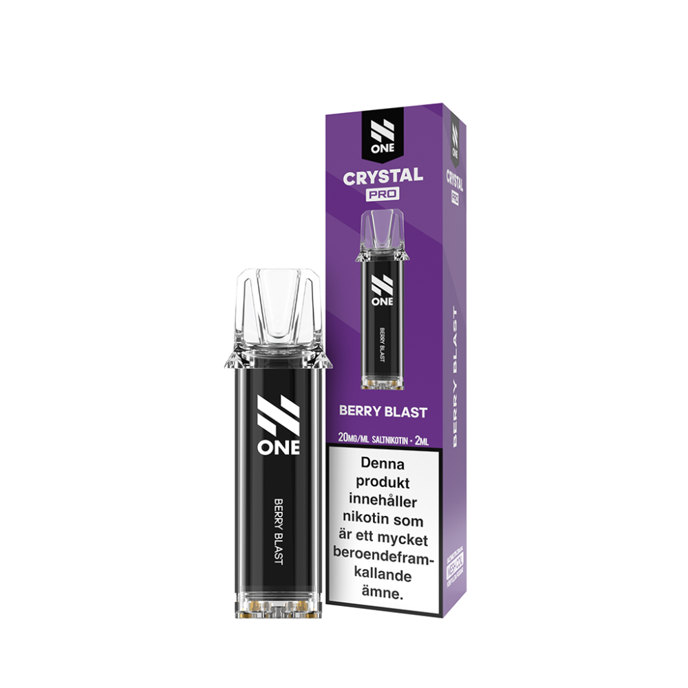 N ONE Crystal Pro pod | Berry Blast | Förfylld Pod