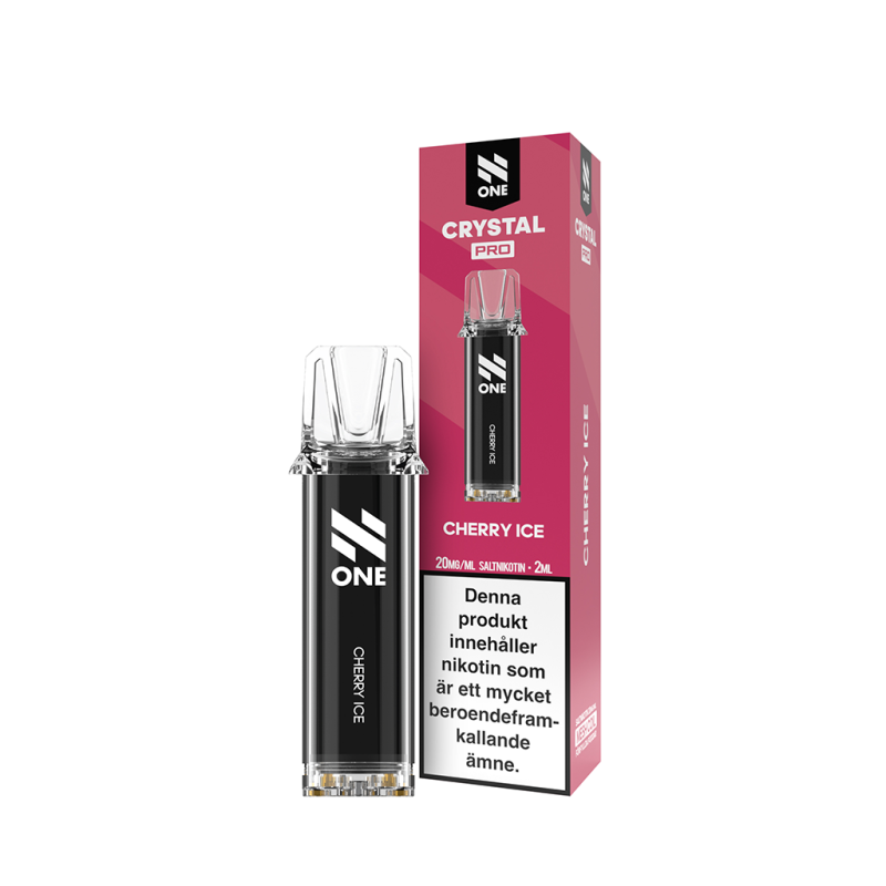 N ONE Crystal Pro pod | Cherry Ice | Förfylld Pod