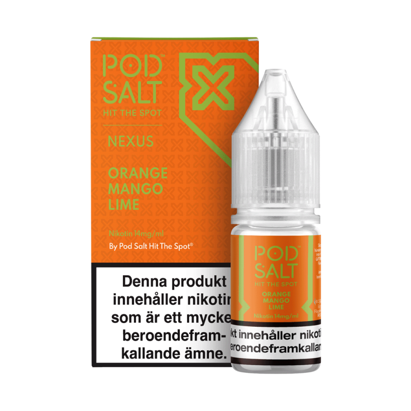 Pod Salt Nexus | Orange Mango Lime | Nic Salt