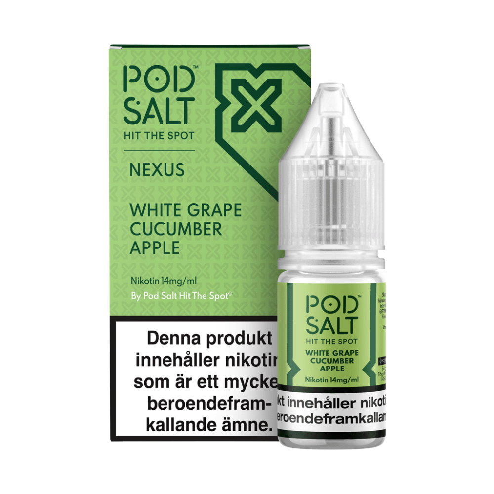 Pod Salt Nexus | White Grape Cucumber Apple | Nic Salt