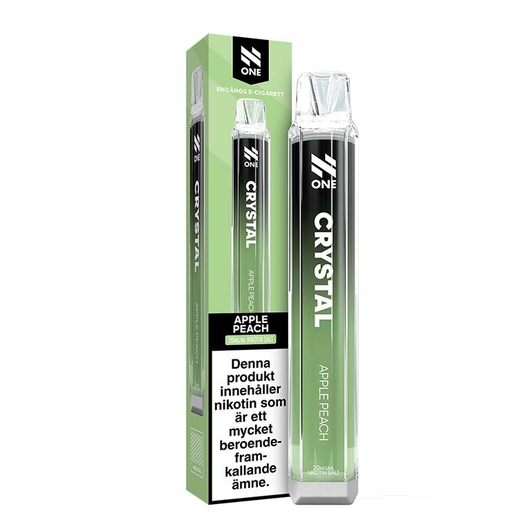 N One Crystal Mesh |Apple Peach | ENGÅNGS VAPE