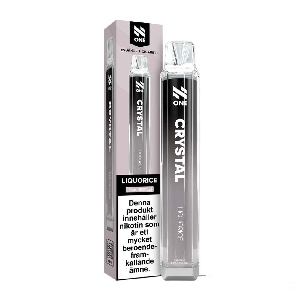 N One Crystal Mesh |Liquorice| ENGÅNGS VAPE