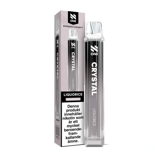 N One Crystal Mesh | Liquorice| ENGÅNGS VAPE