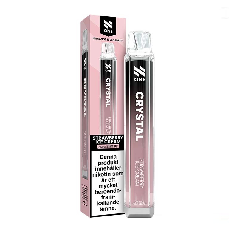 N One Crystal Mesh |  Strawberry Ice Cream| ENGÅNGS VAPE