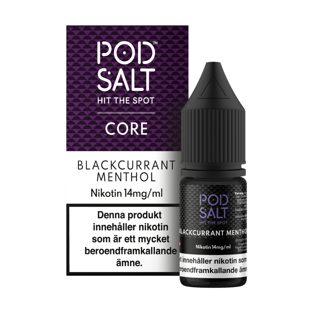 Pod Salt Core| Blackcurrant Menthol| Nic Salt