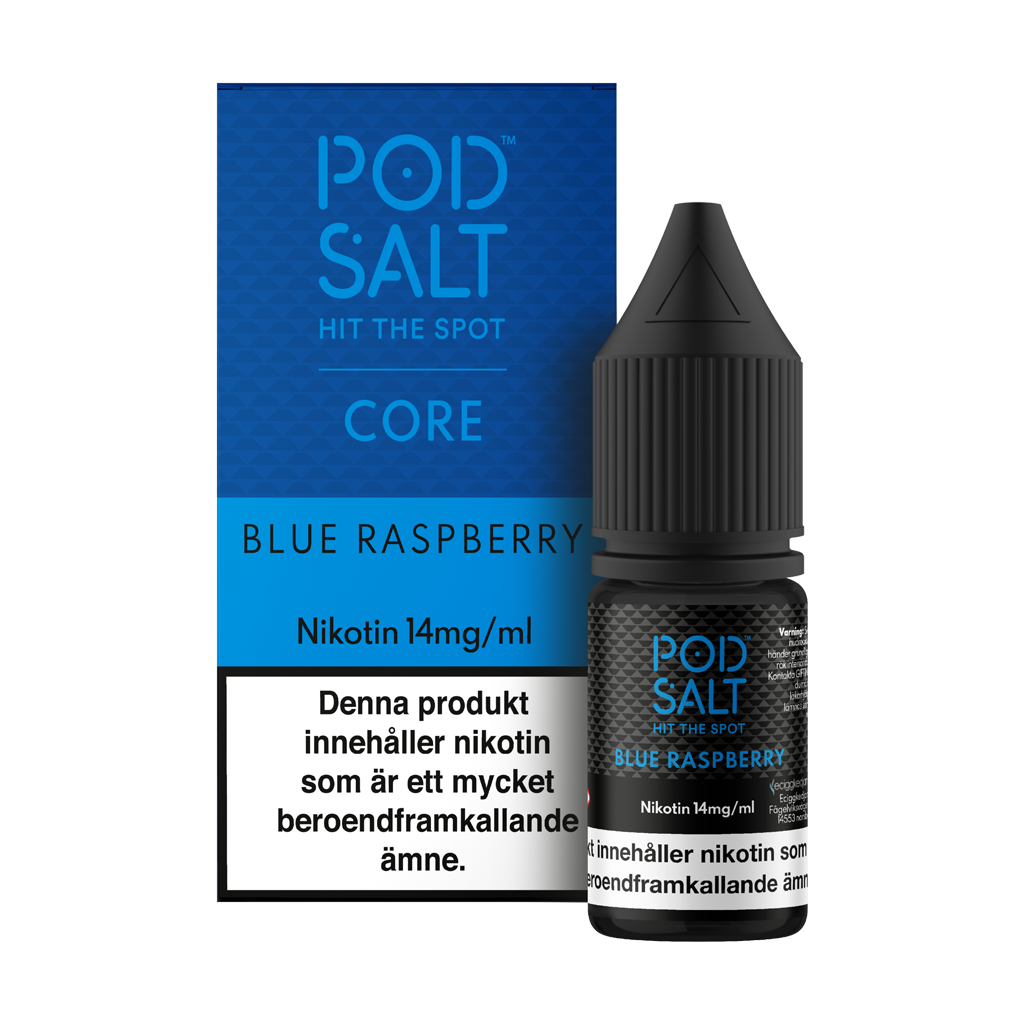 Blue Raspberry Salt Blue Raspberry Nic Salt 14mg – Pod Salt 10ml | Bästa e-juice & snabb ...