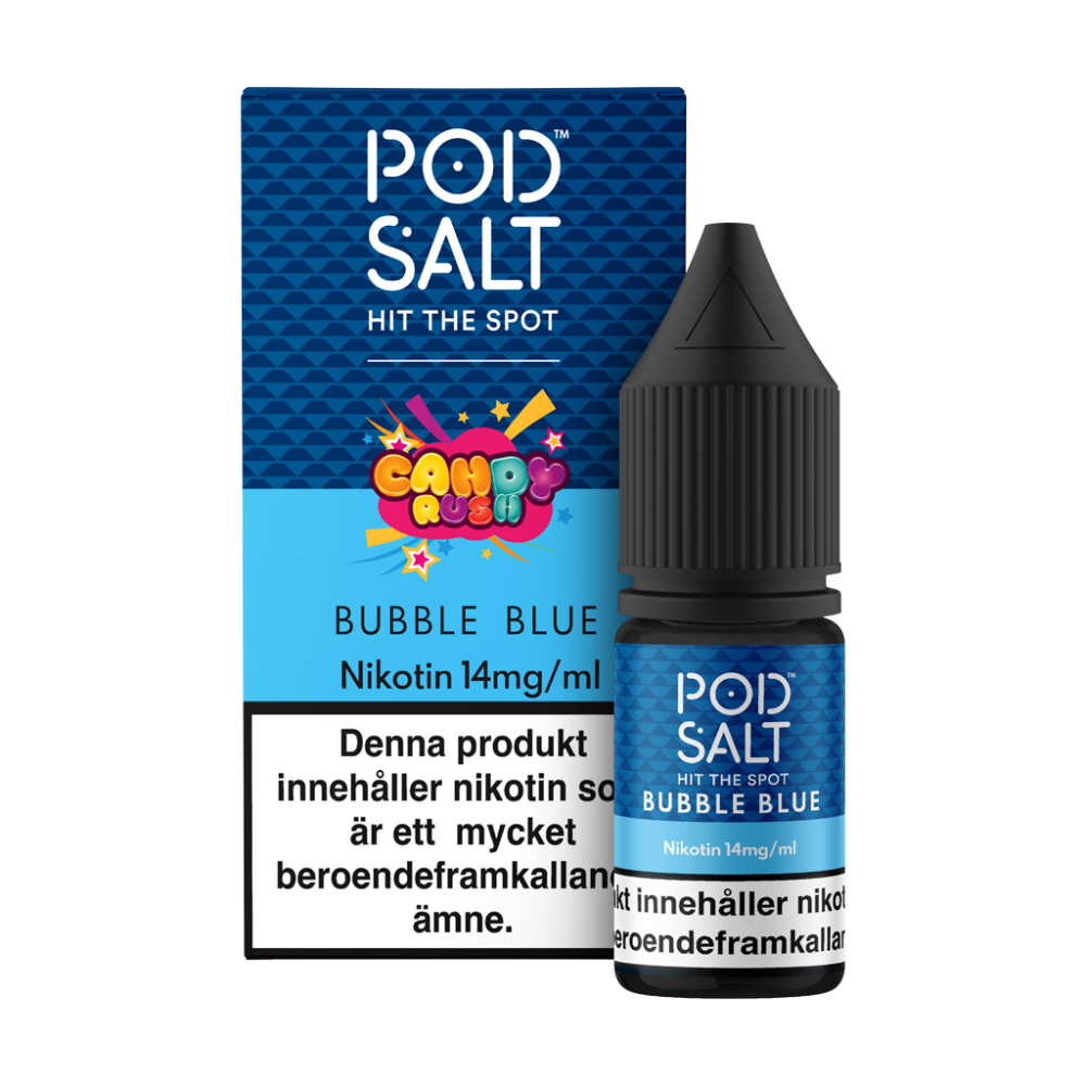 Pod Salt Candy Rush | Bubble Blue |Nic Salt