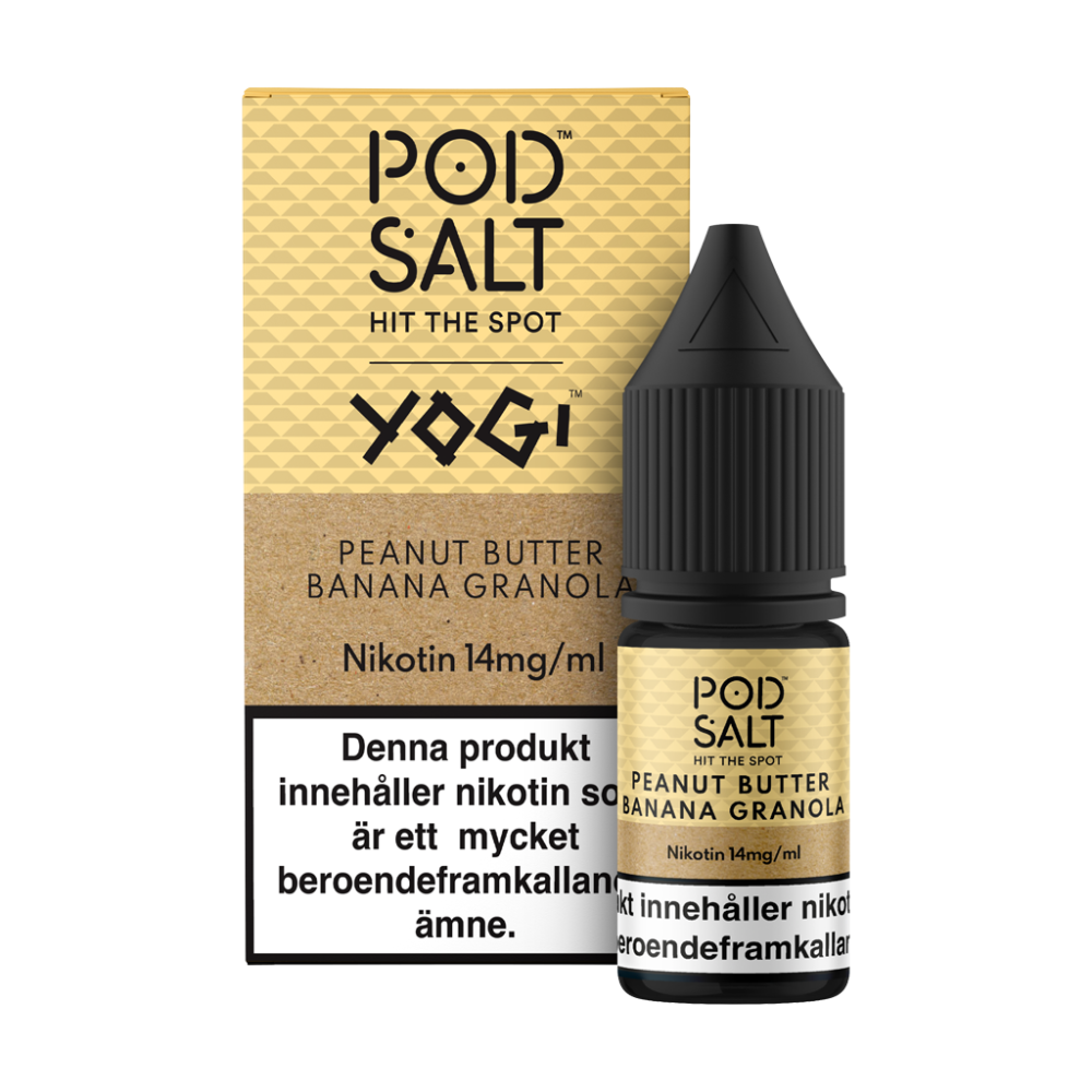 Pod Salt x Yogi | Peanut Butter Banana Granola|Nic Salt