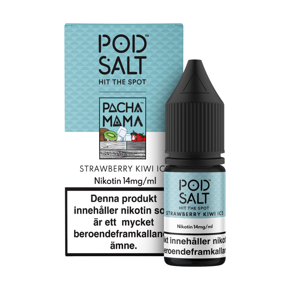 Pod Salt x Pacha Mama  | Strawberry Kiwi Ice |Nic Salt