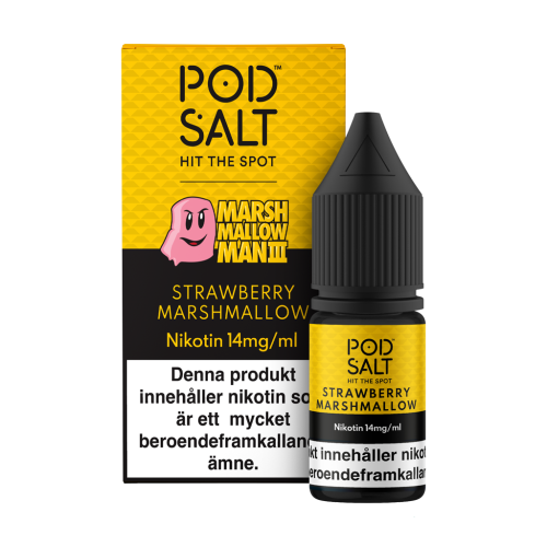 Pod Salt x Marshmallow Man| Strawberry Marshmallow |Nic Salt
